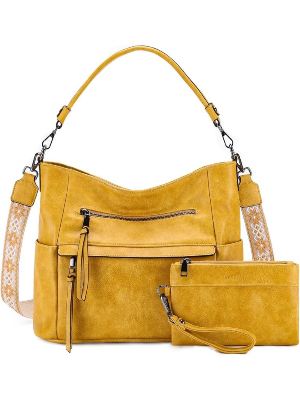 Spacious Hobo Purse for Women with RFID Wallet Set - Stylish & Functional Tote